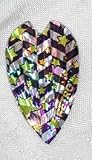 3 sets Retro, Black/Silver/Gold, X-flights - Larger Size