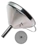 Norpro 5 1/2-Inch Stainless Steel Funnel with Detachable Strainer