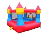 HHK Trading Green & Blue Castle Bounce House