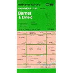 Pathfinder Maps: Barnet and Enfield Sheet 1140 (TQ29/39)