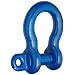 Campbell 5411805 419-S Series Forged Carbon Steel Anchor Shackle, Self Colored Finish, 1-1/8" Bail Size, 19000 lbs Load Capacity