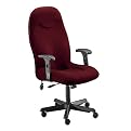 Ortho Series Executive High Back Swivel/ Tilt Chair - Burgundy/ Black