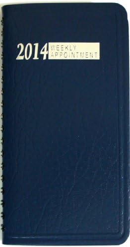2014 Weekly Appointment Pocket Planner (Size: 6.5 " x 3.5") (NAVY BLUE)