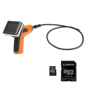 2GB Wireless Waterproof Snake Recordabl Plumbing Sewer Inspection Camera with 3.5 TFT-LCD Palm Color Removeable LCD Monitor w/ 2GB Micro SD Card(Shaft Diameter 17mm)