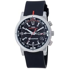 Timex Herren-Armbanduhr XL Expedition E Compass Analog Kautschuk T2N724