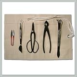 Bonsai Tree Tool Kit - Joebonsai Advanced Kit - 5 Piece Set W/canvas Tool Wrap