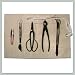Bonsai Tree Tool Kit - Joebonsai Advanced Kit - 5 Piece Set W/canvas Tool Wrap