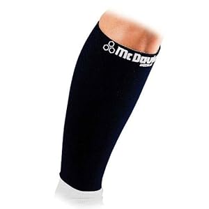 McDavid 441 Deluxe Calf Sleeve (Black,Large)