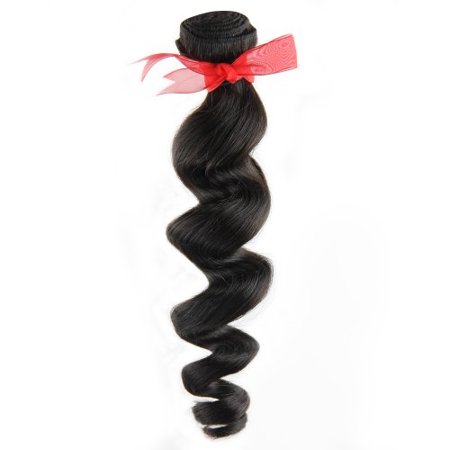 Eayon Hair® Brazilian Loose Wave Hair Extensions, Pure Natural Remy Human Hair Never Chemically Processed, Tangle Free All Hair Cuticles Flow in Same Direction, 10 Inch -30 Inch, 100g/ Bundle #1b Natural Color