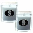Seattle Mariners 2 pack of 2"x2" Candle Sets - MLB Baseball Fan Shop Sports Team Merchandise