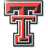 NCAA Texas Tech Red Raiders Die Cut Color Automobile Emblem