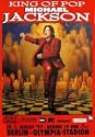 MICHAEL JACKSON History Tour 1997 - Red Music Poster