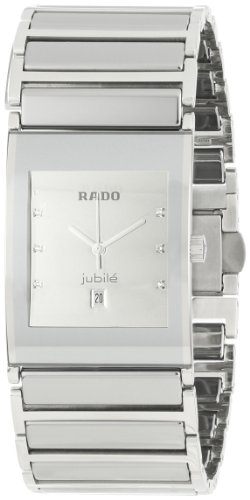 Rado Men's R20745712 Ceramic Analog Silver Dial Watch