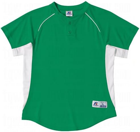 Russell Youth Dri-Power Performance Mesh Baseball Two-Button Jerseys