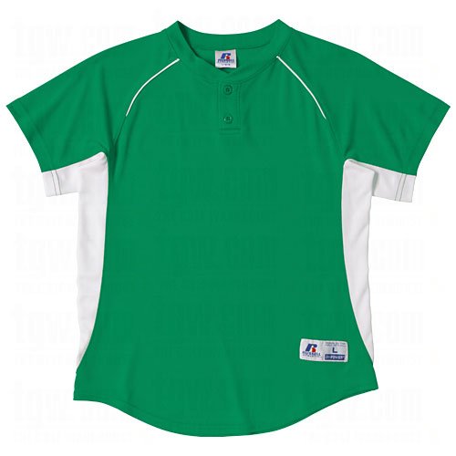 Russell Youth Dri-Power Performance Mesh Baseball Two-Button Jerseys