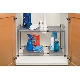 2 Tier Expandable Cabinet Organizer Under the Sink Shelf
