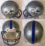 Superbowl MVP's Autographed Superbowl MVP Helmet (20 Signatures) (Global Authenticated)