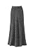 Long Skirts | Long Black Skirts - Signature Relaxed Tweed Collection: Long Skirt (plus-size 22W BLACK-WHITE)