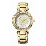 Women Gold Watch, Tommy Hilfiger Womens Gold Plated with White and Gold Center Zone Dial Fashion Watch