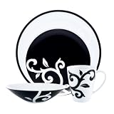 Noritake Kismet Black 4-piece Place Setting