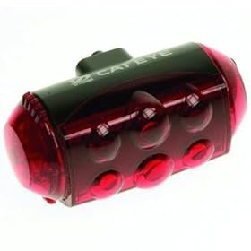 Cateye TL-LD1100 LED Bicycle Tail and Safety Light (Red) by Cateye