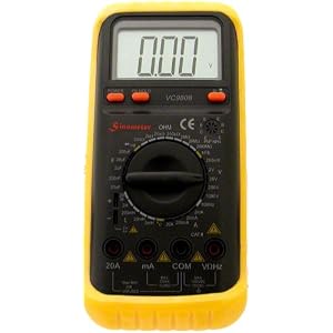 Sinometer 30-Range Digital Multimeter and LCR Meter, VC9808 by