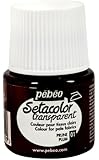 Pebeo Setacolor Transparent Fabric Paint 45-Milliliter Bottle, Plum
