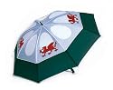 Gustbuster Pro Series 62" Umbrella Rubber Handle - Welsh Dragon Print
