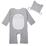 Linyuan 巧みなデザイン Very Cool Newborn Baby ジャンプスーツ Jumpsuit+Hat Cartoon Kid Clothes Set