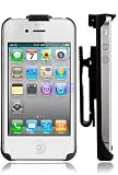 IGg iPhone 4 and 4S Holster Case with Top Clip [Fits naked iPhone 4 only] (AT&T and Verizon and Sprint) (Package include a HandHelditems Sketch Stylus Pen)
