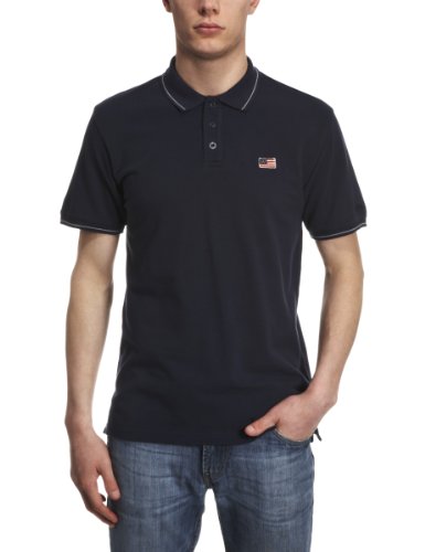 Wrangler Herren Shirt/ Poloshirt W7609KA35, Gr. 44/46 (S), Blau (Navy 35) Preisvergleich