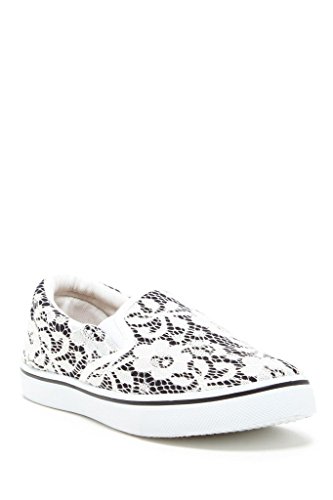 Carrini 90-006 Womens Fashion Lace Slip-On Sneakers
