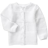 クレイジーエイト Crazy 8/ ピコットカーディガン ホワイト トップスカーディガン 6～12ヶ月【並行輸入】