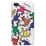 PETER J&Auml;CKEL KEITH HARING Back Cover fuer iPhone 4 DANCERS