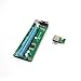 Electop PCI E Express 1X to 16X Riser Card USB 3.0 Extender Cable with Power Supply