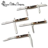 Queen Cutlery Honey Stag Handle Folding Knife Series
