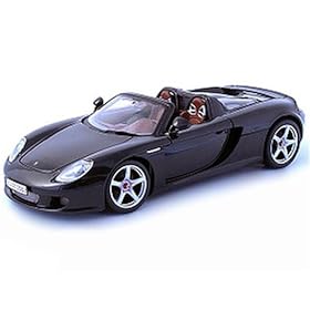 2004 Porsche Carrera GT diecast model car 1:18 scale die cast by Maisto - Black (Production Model) by