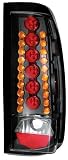 IPCW LED Complete Replacement Tail LightsBermuda BlackChevroletSilverado1999 to 2007(Classic Body) FleetSide Only (DoesNot Fit StepSide) (Red/Amber/Clear)