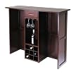 Folding Wine Bar-Walnut