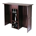 Folding Wine Bar-Walnut