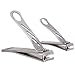 Sysrion Professional Stainless Steel Nail Clipper Set,Toenail Clippers and Fingernail Clippers