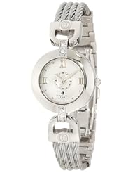 Charles-Hubert, Paris Womens 6809-W Premium Collection Stainless Steel Wire Bangle Watch