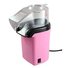 GrandGadgets &reg; Electric Healthy Popcorn Maker 1200 Watts Love Pink