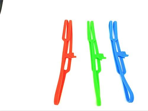 Pack of 3 Finger Pointer Bookmark Elastic Book Mark Strap - Random Color
