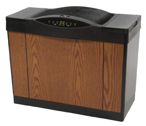 Essick Air 4DTS 300 Variable-Speed Evaporative Console Humidifier, Light Oak, Black Trim Essick Air 4DTS 300 Variable-Speed Evaporative Console Humidifier, Light Oak, Black Trim