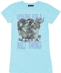 Junk Food Looking For a Wild Thing Light Blue Juniors T-shirt Tee