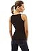 PattyBoutik Women's Crew Neck Sleeveless Ribbed Knit Top