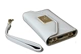 Luxury Designer Synthetic Leather Case Cover Wallet Purse Clutch for Apple iPhone 4 4S