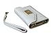 Luxury Designer Patent Leather Case Cover Wallet Pouch Hand Bag Purse Clutch For Apple iPhone 4 4S White
