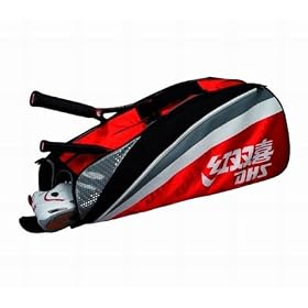 DHS Pro 66 Tennis Bag (6 Racquets Pack), Double Happiness (DHS)